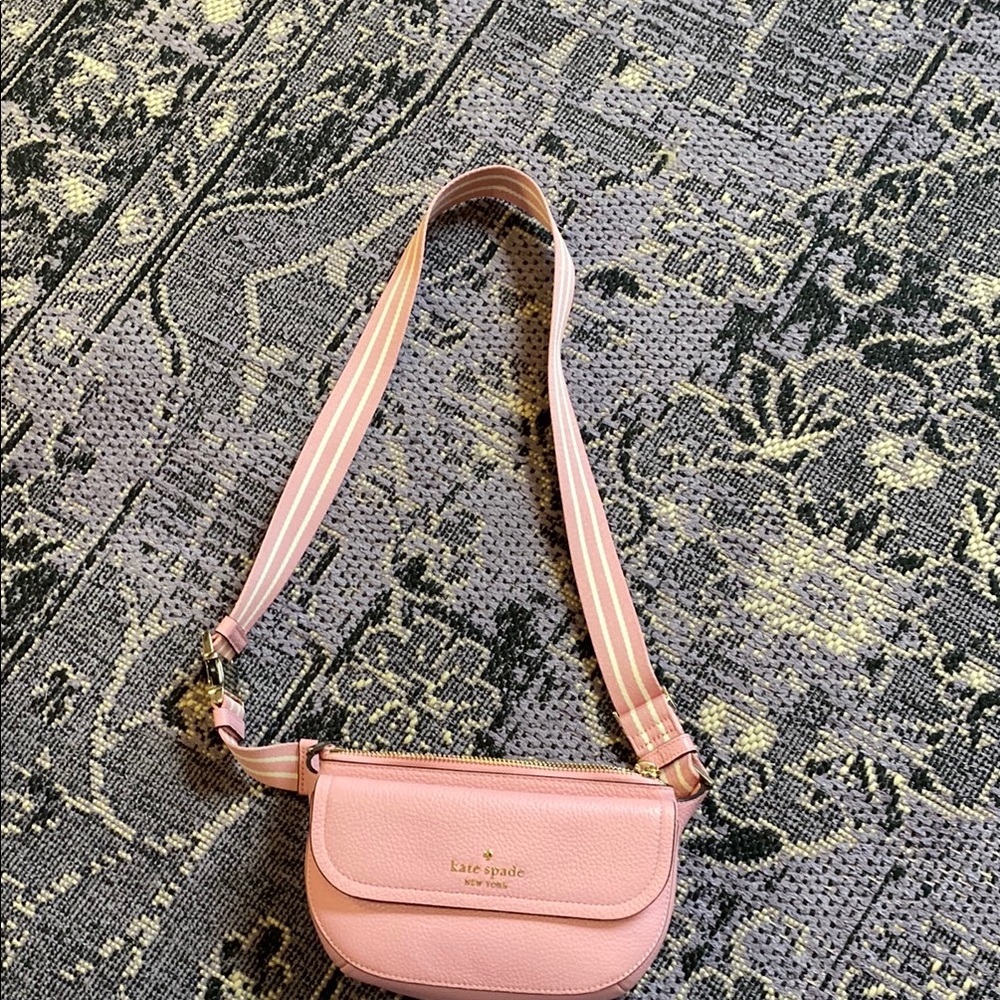 Kate Spade Pink Leather Crossbody Bag
